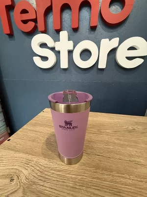 Vaso Stanley Con Tapa y Destapador Color Rosa