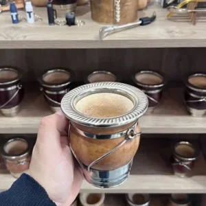 Mate mercedeño de alpaca